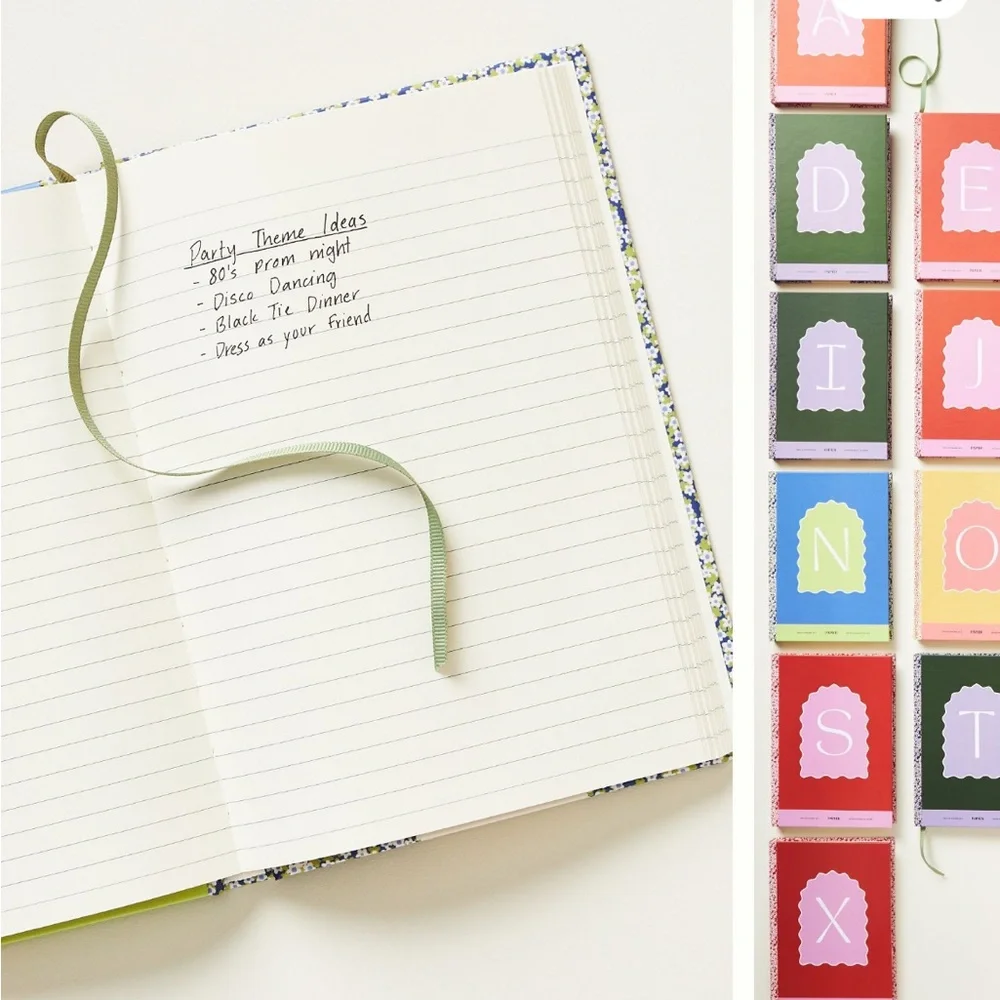 NWT Papier x Anthropologie Monogram Journal - K